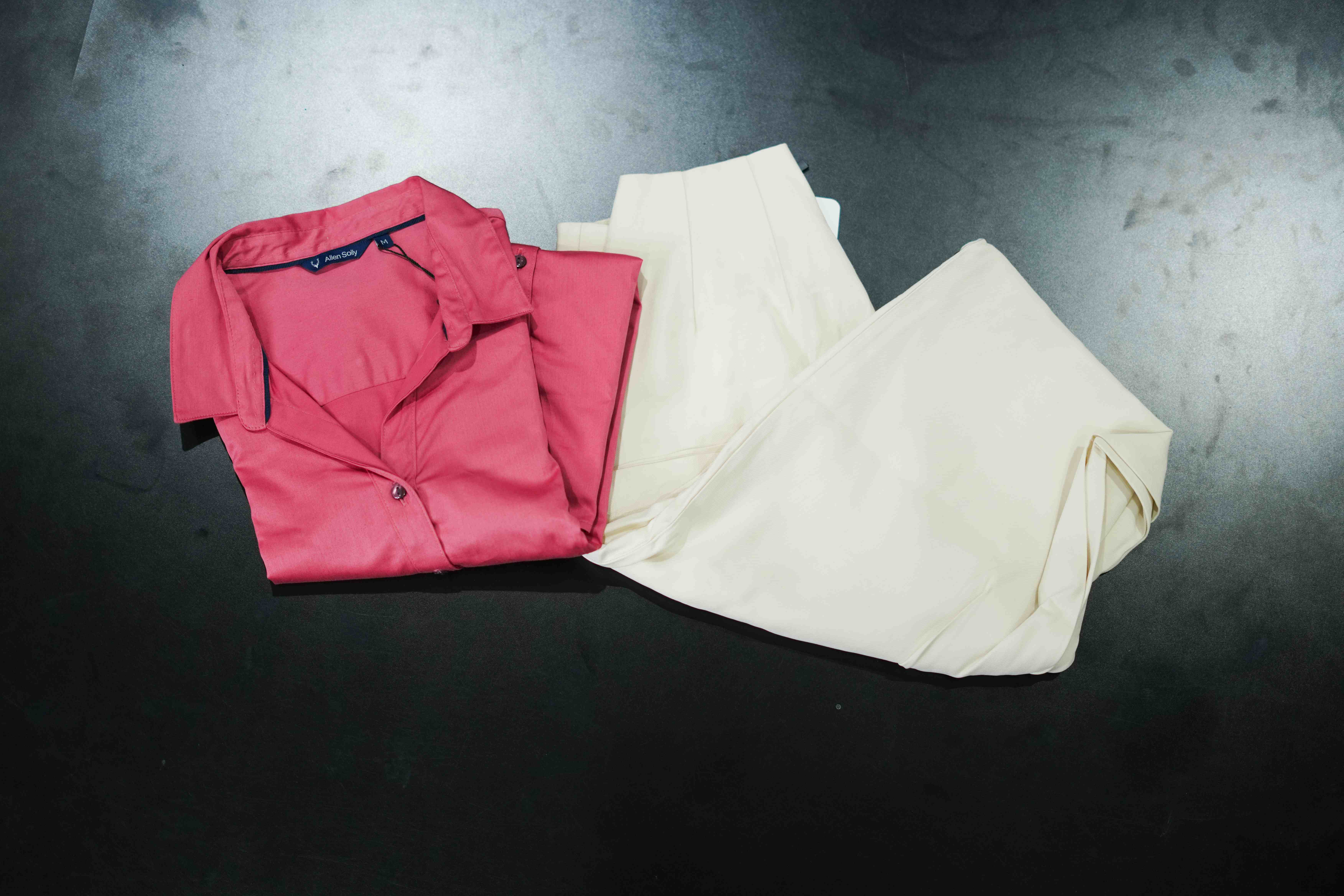 Formal Yellow Beige Allen Solly